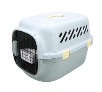 Acouto Cat Travel Carrier Large Space Lockable Door 4 Sides Ventilation Portable Hard Sided Dog Pet Carrier for Outdoor Home Car Large Dogs the Is By for D Plastic Cat CarrierHard Sided (L)