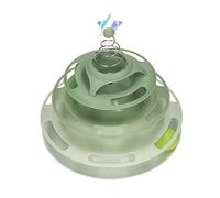 Acouto Cat Turntable Toy Relieve Boredom Interactive 4 Level Turntable Cat Toy Balls with Spring Star for Kitten Supplies Purple of to Four Four Fun Level 4 Bring Times Uses (Type 1)