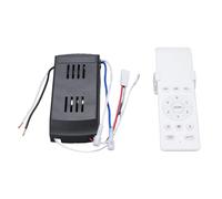 Acouto Ceiling Fan Remote Control with Receiver, 6 Speed Timer Universal Kit, ABS Material, English Version Compatible for Replacement