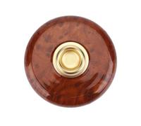 Acouto Cello Endpin Holder Anti Slip Mat Pad with Plastic Metal Base for Professional Performances Practice - Protects Floors Prevents Slipping Portable BrownBlack (Brown)