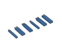 Acouto Cemented Carbide Lathe Turning Tools Set 10pcs 1/4 Inch High Hardness Cutting Tools for Metal with Wear Resistance for Ordinary and Automatic Lathes