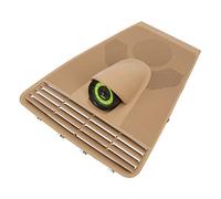 Acouto Center Dash Clock Cover 971 858 122 A Car Adaptations Replacement for Panamera 2017-2020Yellow Clock 2017-2020 OE for Number Number Instrument Part The Is (green stopwatch)