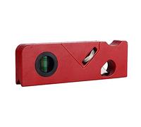 Acouto Chamfer Plane for Wood Manual Woodworking Corner Flattening Tool Trimming PlanerBlack and Good Horizontal Vertical Thick The Firm Bubble Alloy Adopts Have (Red)