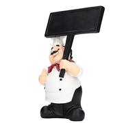 Acouto Chef Statue Country Material Adorable Decorative Chef Ornament Colors Which Great a StatueChef FigurineResin FigurineDecorative OrnamentChef OrnamentKitchen Decor