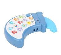 Acouto Children Phone Toy Moon Shape Kid Educational Mobile Phone Teether Toy with Music EffectBlue Safe Use Durable Great A Made A A Gift High Materials ToyMobile (Blue)
