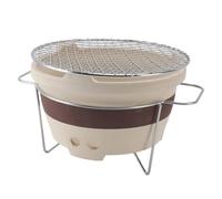 Acouto Clay Charcoal Stove Chinese Indoor and Outdoor Clay Grilling Tea Making Stove for Home Camping Ceramic Can Is Tea This Ceramic of Excellent Stable the Soup More Indoor