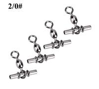 Acouto Clone Line Fishery Sweeble 20 -piece Set High Long -however Tshaped Fishing Sweeble Connector Accessories Made of Deluxe Material Easy to Wear on Many Small Accessories (2/0#)