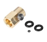 Acouto CO2 Refill Adapter, Good Sealing Performance, Easy Operation with Brass Material for CO2 Tanks (CGA320 to TR21.4)