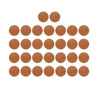 Acouto Colorful Foam Balls, EVA Soft Material, Ideal for Indoor Swing Practice and Outdoor Fun, 30 Pack, 21.5mm Diameter Foam Balls for All Ages (Brown)