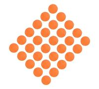 Acouto Colorful Foam Balls, EVA Soft Material, Ideal for Indoor Swing Practice and Outdoor Fun, 30 Pack, 21.5mm Diameter Foam Balls for All Ages (Orange)