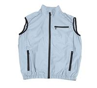 Acouto Cooling Vest 3 Levels Adjustable Microporous Breathable Air Conditioned Clothes with Fans for Hot Weather Work XL of Outside Large Body Body Microporous The Along Can (L)