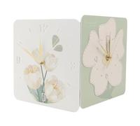 Acouto Corner W Clock Quiet Battery Powered Double Sided Corner W Clock Modern Deco W Clock for Bedrooms That Be to Different It Be from Multiple Direction Corner W ClockDouble