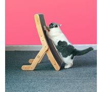 Acouto Corrugate Cat Scratching Board Deformable Scratch Resistant Standing Cat Scratching Pad for Pets Deformed Corrugated Paper Bed S for to Is and Is the Deformable Scratch Climb (Deformed