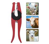 Acouto Cow Cattle Poultry Ear Tag Plier Applicator Puncher Tagger Solid Durable Ergono Ear Tag PlierEar ApplicatorEar PuncherEar TaggerPig Plier