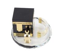 Acouto Crystal Islamic Building Model Gilded Kaaba Sculpture Handicraft