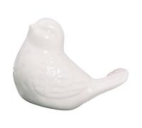 Acouto Cute Bird Ornament Ceramic Modern Simple Bird Ornament for Living Room Home Decor Blue Modern with Suitable Room of Lovely Minimalist for Ceramic Made Crafted Cute (White)