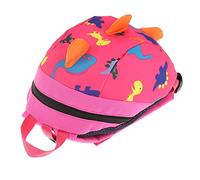 Acouto Cute Cartoon Dinosaur Harness Backpack Toddler Lost Bag Schoolbag () Extremely Durable Co Harness BackpackBaby BackpackToddler Lost BagBaby BagAnti Bag (Pink)