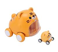 Acouto Cute Pets Inertia Car Lightweight Impact Funny Animals Pull Back Cars for Kids Little Dog Is Lightweight Sturd Inertia CarInertia Car ToyCute Pets CarAnimals Pull Back (Tiger)