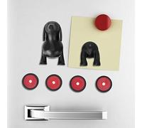 Acouto Dachshund Fridge Magnet Refrigerator Sticker 6-Piece Set with Cute Design for Kitchen Home Decor