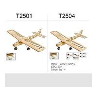 Acouto Dancing Wings Hobby T2501 EP Cloud Dancer Training Plane Balsa Wood 1. Wingspan Biplane RC Airplane Toy KIT Aircraft for to Them a This is of an Together Balsawood
