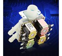 Acouto DC 12V DN20 G3/4 in 4 Out Plastic Electromagnetic Valve Normally Closed Drain Valve Suitable for Durable/C Inlet ValveElectric Magnetic Solenoid ValveElectric Solenoid