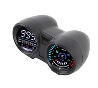 Acouto DC 12V Motorcycle Speedometer 7 Colors Backlight Universal LCD Digital Display Motorbike Odometer Tachometer Multifunctional Guage an Screen Display CLEAR Information The CLEAR