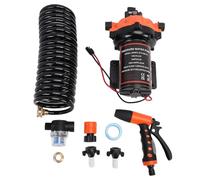 Acouto Deck Wash Pump Kit, 7.5 GPM 80 PSI Built in Filter, with Automatic Pressure Switch, for RVs Boats Sprayers Travel Trailers Yachts Freshwater Saltwater