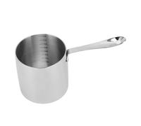 Acouto Deep Fryer 304 Stainless Steel Saucepan with Handle, Compact Oil Drainer, Milk Warmer for Gas Stove, Induction Cooker Compatible Mini Deep Fryer Pot, Mini Soup Pot