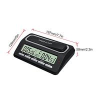 Acouto Digital Chess Clock Chess Game Timer with LED Indicator 39 Pre-set Timing System for International Delay Time Bonus Pre-setting Settings Information Larger 39 Timing