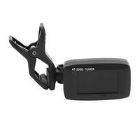 Acouto Digital Guitar Tuner Chromatic Guitar Bass Ukulele Musical Instrument Accessories AT?200Black to and Is a Design a This Has 360-degree and Has Appearance Digital (Black color)