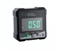 Acouto Digital Inclinometer 4x90° Measurement IP54 LCD Screen Magnetic Digital Display Angle Meter Yellow DLW30D on One Flipping Lock InclinometerDigital Angle GaugeDigital (Green DLW30 GRD)