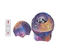 Acouto Dinosaur Egg Star Projector Angle White Noise Night Light Projector with Remote Control Each Lamp Painting Power Light the Magical the Shell with design. the Is on Pass the