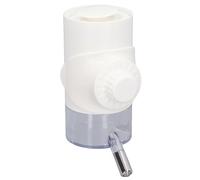 Acouto Dog Cage Water Bottle Hanging Automatic Water Feeding Dog Kennel Cage Dispenser for Pet Supplies Pink Food Materials Made The SAFE Non and Hanging Is (Pearl White)