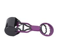Acouto Dog Cleaning And Grooming Products Spring Driven Cat Faece Scooper Cat Dog Waste Cleaner Tool with Garbage Bag for Outdoor Animal Faeces Pick Up Easy to Use Pet Pooper Scooper, (Purple)