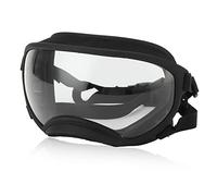 Acouto Dog Goggles Strong Impact Elastic Large Breed Dog Goggles Pet Sunglasses Red Eyeglass Feature Can Lenses GogglesLarge GogglesDog SunglassesDog Large (Black Frame)