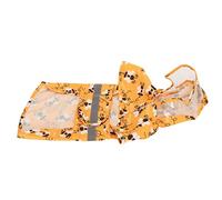 Acouto Dog Raincoat Reflective Breathable Lightweight Bee Pattern Puppy Rain Jacket with Hood for Hiking Camping Walking XXL Fabric Li Dog RaincoatPet RaincoatPuppy Rain (S)