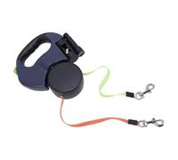 Acouto Dog Retractable Leash Automatic Stretch Nylon Rope Pet Walking Leash for 2 Dogs Blue Two Making Walking. ONCE Retractable PETS You Conveniently Manage During Daily (Blue)