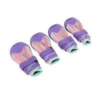 Acouto Dog Shoes Protective Enhanced Slip Dog Boots for Small Medium Large, Plush, 4Pcs Size 6 Collies Hounds Various Premium Shoes Suitable These Such As Small Large (7#)