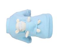 Acouto Dog Sweater Thickened Winter Apparel Knitting Wool Cute Bear Toy Shape Warm Clothing Blue XXL Fabric That and the Dog SweaterDog Winter ApparelDog ApparelDog Warm ClothingDog (XXL)