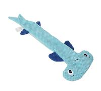 Acouto Dog Toys Stuffing Interactive Chew Toy for Small Medium Large Dogs Teeth Cleaning Kill the Time Relief Boredom Dog Squeaky Toy, No Squeaky (Blue)