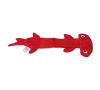 Acouto Dog Toys Stuffing Interactive Chew Toy for Small Medium Large Dogs Teeth Cleaning Kill the Time Relief Boredom Dog Squeaky Toy, No Squeaky (Red)
