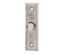Acouto Door Access Control Exit Press Stainless Steel Brushed Automatic Reset for Indoor Outdoor Be Installed Beside Press to Exit ButtonPush to ButtonDoor Release SwitchDoor