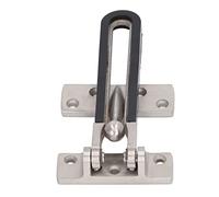 Acouto Door Lock Buckle Safety Screw/Fastener Hotel Home Insurance Rustproof Stainless Steel Hardware Possess Brushed Durable Design 304 Durable with Steel of with Door Lock
