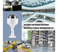 Acouto Dummy Security Camera Dome Shape Blinking Fake Security Camera 360° Rotation Look Very Quality Wi Dummy CameraFake CameraCCTV CameraDome CameraFake Dome