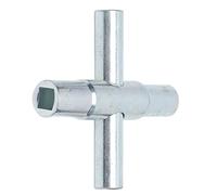 Acouto Durable 4 Way Sillcock Key Water Faucet Tool Multifunctional