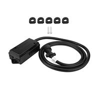 Acouto Duty 7 Way Plug Inline Trailer Cord with 7 Gang Junction Box w/ 8 Foot Cable for RV guarantee. a Copper Provides and Fast connection. Wires Way Duty Lamp Brake Light Plug
