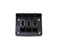 Acouto E Guitar Bridge in a Sustainable E Guitar Alloy with 3 Strings for Cigarettes, Adjustable and for Guitarists (Black)