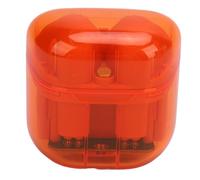 Acouto Earphones Stereo Noise Reduction Call Low Latency Transparent Cool Earbuds with LED Light for Gaming White Sound Technology Mor EarphonesTransparent EarphonesBluetooth (Orange)
