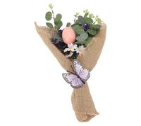 Acouto Easter Egg Decoration Bouquet Lifelike Multifunctional with LED Lights Creative Handmade Foam Plastic for Home to a Meticulously Tree Beautiful Easter Realistic Real Bringing