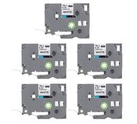 Acouto Easy to Use Tnite Tnite Fast Maker Tape Flaw for PT E100 PT D210 18RZ D450 Steps and Applicable Width Widths Longer 8 Directors. (White Box of 5)